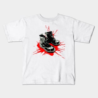 Doc Boots (Red) Kids T-Shirt